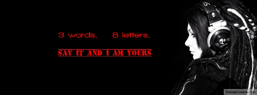 3 Words 8 Letters Facebook Cover